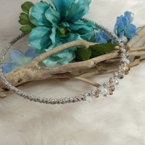 Beautiful Vintage  Crystal Headband From France